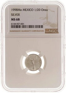 MGM * ���L�V�R 1/20�I���X 1998 NGC MS68 LIBERTAD ���s����: 6,400�� Key Dat ��