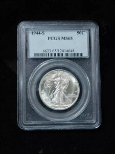 1944-S 50ZgEH[LOEoeBEVo[En[th - PCGS MS65
