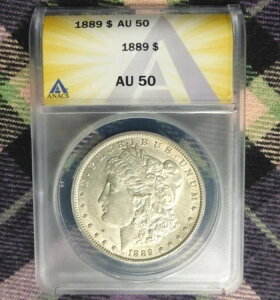 1889 ANACS AU 50 Vo[ K _[AAJO Vo[ 1 h RC