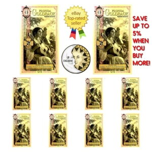 ���b�g 10 x 1 �t�����_ �A���t�@ �S�[���h�o�b�N �I�[���� 24K �S�[���h�t�H�C�� �m�[�g 1/1000�I���X