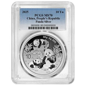  2025 10~ 30O Vo[p_ .999 PCGS MS70