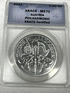 2011N I[XgAEtBn[j[ ANACS MS-70 -  - 1IX - Vo[ - F