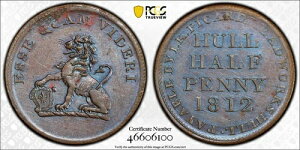 1812�N D-98 �s�J�[�h�E���[�h�E���[�N�X ���C�I�� 1/2�y�j�[ �R���h���g�[�N�� PCGS AU �N���[�j���O�ς� 2758