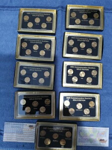 50�BComm. Quarters Gold Edit. 1999�`2007 1�Z�b�g 45���̃R�C���̐�����ǂ�