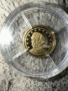 �A�����J���~���g �~�j�\���b�h�S�[���h �T�U�����[�_�[�Y �T�[�W�F���g�E�{�[���K�[�h 1818-93 14K �v���[�t