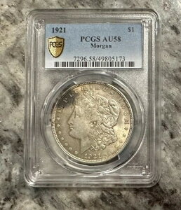 1921N PCGS AU58 - ␻Kh - 1hčRC - PCGSS[hV[h
