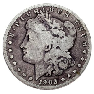 1903-S 銀製モルガンドル 1 ドル硬貨(状態良好、G)