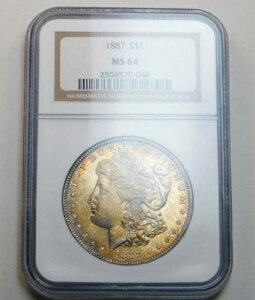 1887 �E���g�� �W�F�� NGC MS 64 ���[�K�� �h�� - �����ׂ��I���W�i�� �J���[ ���C���{�[!!!!!!!