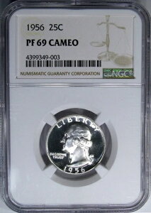 1956 25C NGC PF69 �J���I ���V���g�� ~ �ߏ��]������Ă���v���~�A���Ȉ�i!