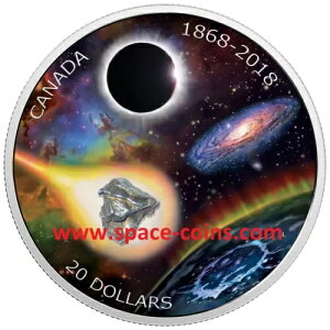 カナダ 2018、王立天文学会、カンポ隕石、RASC、$20、1868-2018