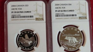 2004N Ji_ A[NeBbNtHbNX $4 & $3 - .9999 Vo[RCZbg NGC PR69 & PR70