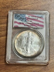 1993N AJ Vo[ C[O $1 PCGS WF UNC 9-11-01 WTC OEh[