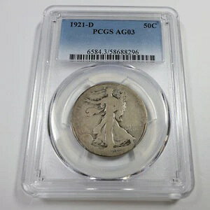 1921 D PCGS AG3 - Vo[ EH[LO oeB n[t h 50 Zg čRC #54860B