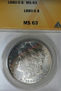1880 S - $1 MS 63AK݁A~XEoeBEwbhEhA$1