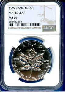 1997NJi_[v[tNGC MS69 $5 .9999  MS-69 gbv|bv