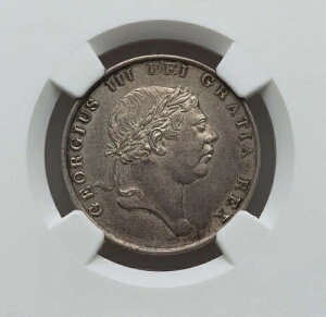 1815年 イギリス ジョージ3世 銀貨 1シリング 6ペンス トークン KM-Tn3 NGC AU-58