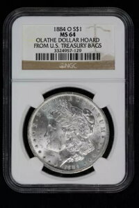 1884-O �����K���E�_���[ NGC MS-64 �I���C�T�E�_���[ �č������ȃo�b�O 3NKW ����̕ۊǕi
