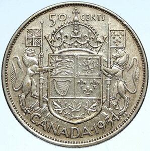 1954�N �J�i�_ �C�M���X �G���U�x�X2�� �I�[���h ���B���e�[�W �V���o�[ 50�Z���g �R�C�� ��� i112665