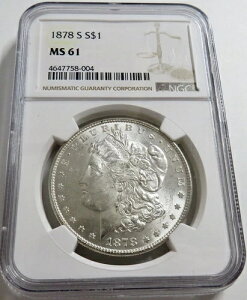 1878�N S �����K����� �R���N�^�[�Y�A�C�e�� NGC MS-61 ���N�x���s�����K�����