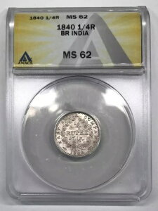 1840NiCjChECMX 1/4s[ ANACS MS-62 - KM#453.4 - 34x[