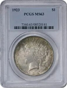 1923Ns[X MS63 PCGS ʃ_[NNEhbhg[