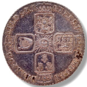 1757年 イギリス 銀貨 6ペンス