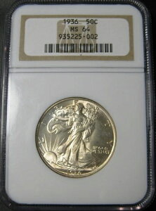 1936N NGC MS64 Vo[ oeBEH[LO n[t_[ - ɔ