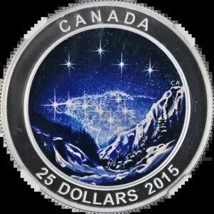 2015�N �J�i�_ �V���o�[ 25�h�� �X�^�[�`���[�g �G�^�[�i���E�p�[�X�[�g �J���[���C�Y NGC PF70 �E���g���J���I