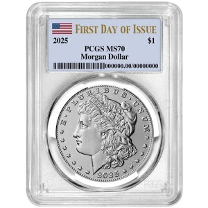 �v���Z�[�� - 2025�N 1�h�� �����K����� PCGS MS70 FDOI �t���b�O���x��