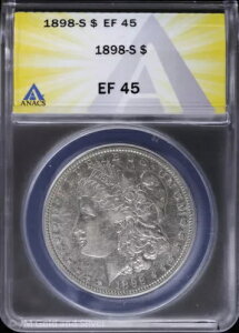 1898-S 1h K ANACS EF 45 | XF