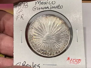 LVR 1878 8 Reales Guanajuato Go FR Nice Color Au