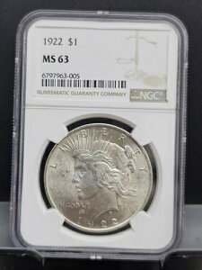 1922N 1h MS63 s[XVo[hRC #611