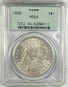 1898-P K h 1 h PCGS MS64 OGH Gen 2