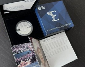 限定版 2018 英国女王戴冠式 65 周年記念 ピエフォート銀貨