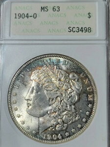 1904 0 1�h�� �����K���E�_���[ ANACS�u�\�[�v�{�b�N�X�vMS63 �g�[�� #SC3498