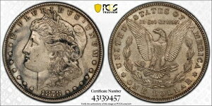 1878 7TF Rev 1879 �����K���E�_���[ PCGS Env Dam XF Detail Certified 43139457