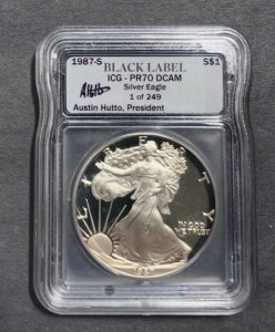 1987-S 1�h�� �A�����J���E�V���o�[�E�C�[�O�� PR70-DCAM �A�����J���E�V���o�[�E�C�[�O��2�N��