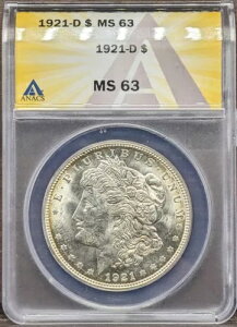 1921-D 1hK ANACS MS 63