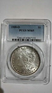 1900年代 アメリカ モルガン銀貨 1ドル PCGS MS65