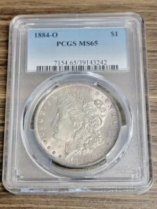 1884-O 1�h�������K����� PCGS MS 65