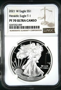 2021 W �C�[�O�� �A�����J 1�V���K�|�[���h�� ��͕t���C�[�O�� T-1 - NGC PF 70 �E���g���J���I