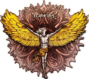 �J�����[�� 2025 2000�t���� ICARUS 2�I���X .999 �V���o�[ �H�ꖢ�J�� �����b�L #A008