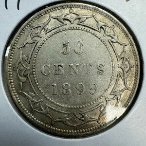1899�N �j���[�t�@���h�����h 50�Z���g �V���o�[ 0.925 ��9 �� �r�N�g���A�������