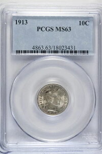 1913N o[o[ 10Zg PCGS MS 63 Vo[_C