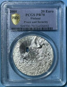 �t�B�������h 2009 20���[����� �v���[�t�R�C�� �s�[�X�E�Z�L�����e�B�E�_�u PCGS PR70 �g�b�v�|�b�v 3/0