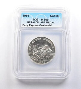 1966�N ������n�[�t�_���[ �|�j�[�G�N�X�v���X �Z���e�j�A�� MS69 ICG *7222