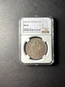 y[ Vo[\ 1867/57 YBg[  NGC MS61