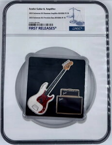 PAMP Fender? Dynamic Duo 2 コインシルバーセット ギター&アンプ NGC PF70 リバースプルーフ