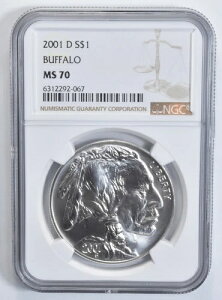 MS70 2001 D MS70 �o�b�t�@���[ 1�h���L�O��� NGC