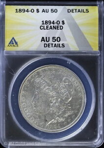 1894-O 1�h�������K����� ANACS AU 50 �ڍ�